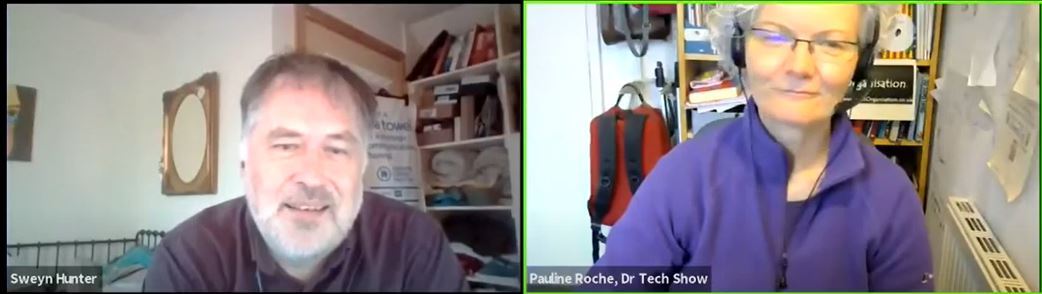 Pauline Roche and Sweyn Hunter on Dr Tech show